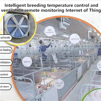 Intelligent feeding temperature control and ventilation remote monitoring Internet of Things